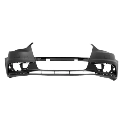 Bumper Cover Front w/o Headlamp Washers w/Parking Aid Primed for Audi A3 2015–2016