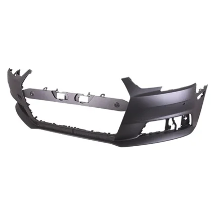Bumper Cover Front w/o S-Line Pkg w/o Headlamp Washers w/o Parallel Park w/Parking Aid Primed for Audi A4 2017–2019