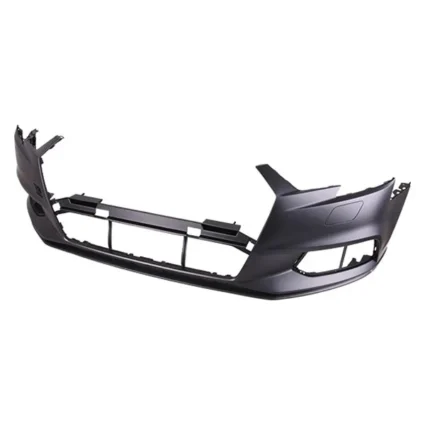 Bumper Cover Front w/o Headlamp Washer w/o Parking Aid Primed for Audi A3 Convertible Sedan 2017–2020