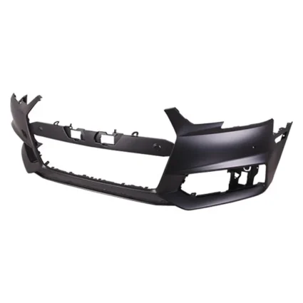 Bumper Cover Front w/S-Line Pkg w/o Parallel Park Assist w/o Headlamp Washer w/Parking Aid Primed for Audi A4 S4