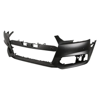 Bumper Cover Front w/S-Line Pkg w/o Parallel Park Assist w/o Headlamp Washer w/Parking Aid Primed CAPA for Audi A4 S4