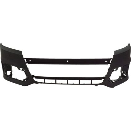 Bumper Cover Front w/o Headlamp Washer w/o Parallel Park Assist Primed for Audi Q7 2017–2019