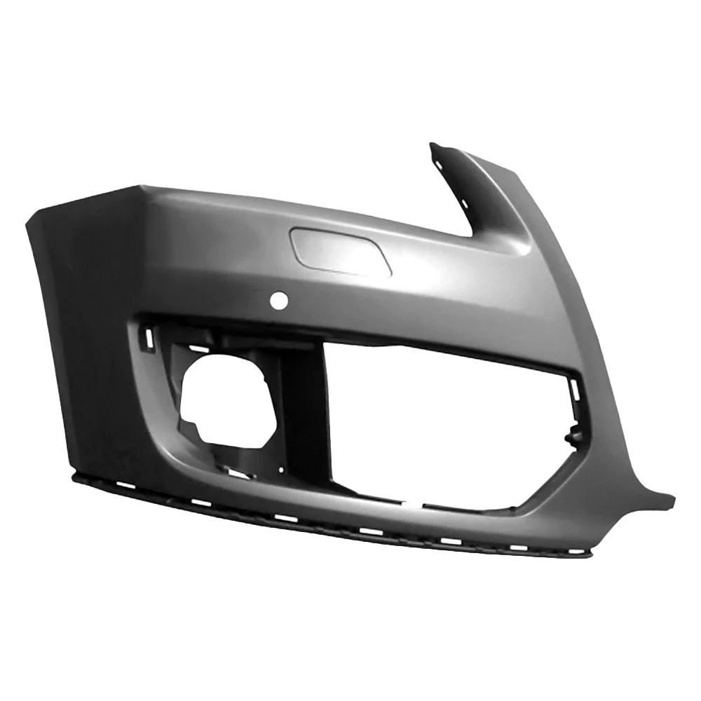 Bumper Cover Front Right w/o S-Line Pkg w/Headlamp Washers w/Parking Aid Primed for Audi Q5 2009–2012