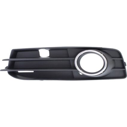 Bumper Insert Front Left w/Sport Pkg Fog Lamp Bezel Chrome Trim for Audi A3 2009–2013