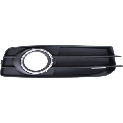 Bumper Insert Front Right w/Sport Pkg Fog Lamp Bezel Chrome Trim for Audi A3 2009–2013