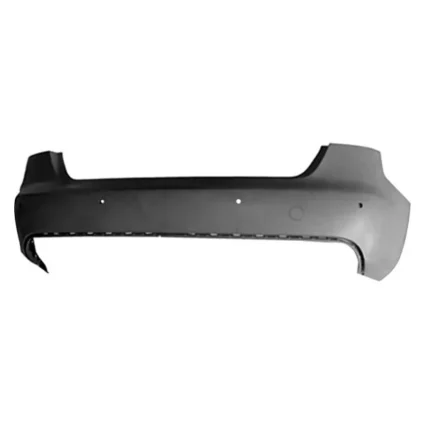 Bumper Cover Rear w/o S-Line Pkg w/Parking Aid Primed CAPA for Audi A4 Sedan 2009–2012