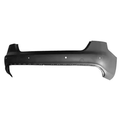 Bumper Cover Rear w/S-Line Pkg w/Parking Aid Primed for Audi A4 Sedan 2009–2012