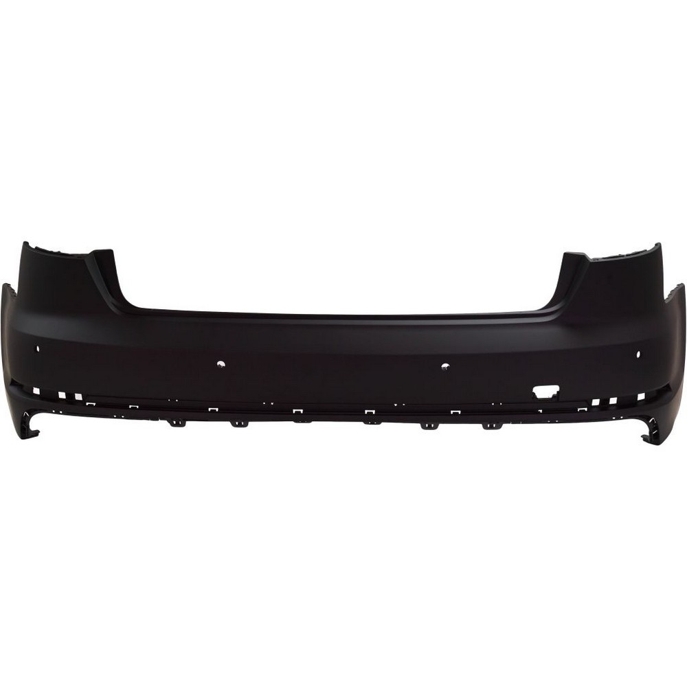 Bumper Cover Rear w/S-Line Pkg w/o Parallel Park Assist w/Parking Aid Primed for Audi A4 S4