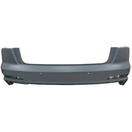 Bumper Cover Rear w/S-Line Pkg w/o Parallel Park Assist Primed for Audi A6 Quattro 2019–2023