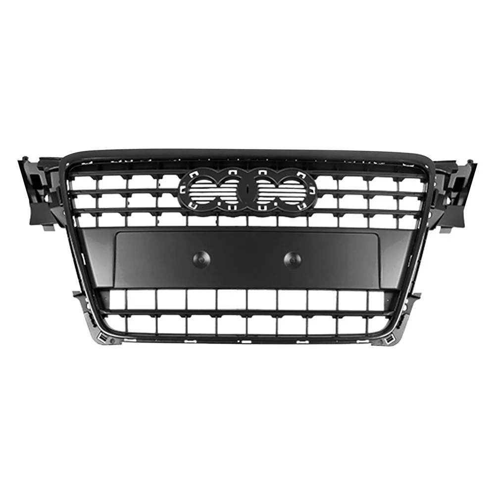 Grille Assembly Black for Audi A4 2009–2016