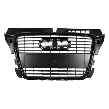 Grille Assembly Type 2 Brilliant Black for Audi A3 2009–2013