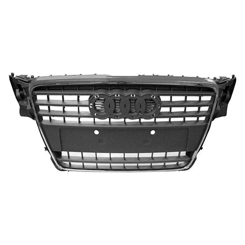 Grille Assembly Gray for Audi A4 2009–2016
