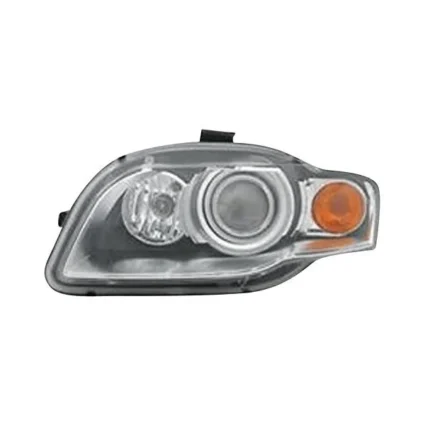 Headlight Assembly Composite Left w/Xenon w/o Curve Lighting Lamp for Audi A4 2005–2008