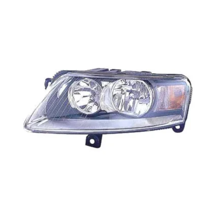Headlight Assembly Composite Left w/halogen for Audi A6 Sedan 2005–2010