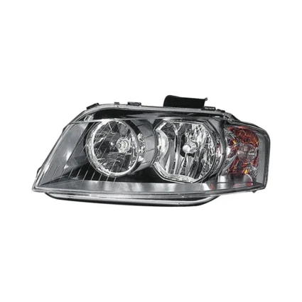 Headlight Assembly Composite Left w/halogen for Audi A3 2006–2008