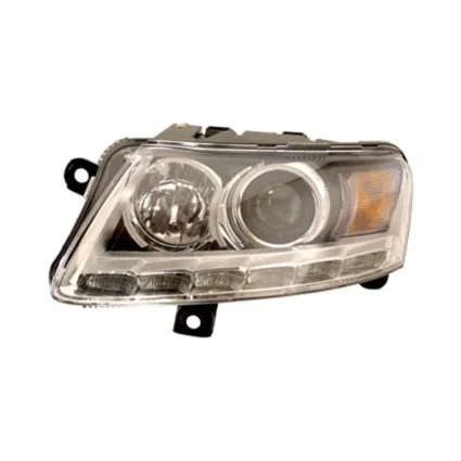 Headlight Assembly Composite Left Xenon w/Auto Level Lamps w/o Curve Lighting for Audi A6 2009–2011