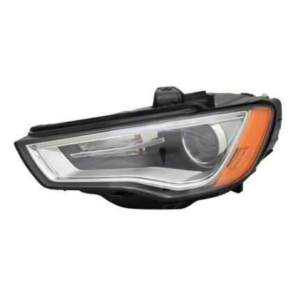 Headlight Assembly Composite Left Xenon w/o Curve Lighting for Audi S3 A3
