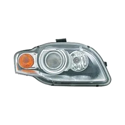 Headlight Assembly Composite Right w/Xenon w/o Curve Lighting Lamp for Audi A4 2005–2008