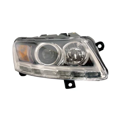 Headlight Assembly Composite Right Xenon w/Auto Level Lamps w/o Curve Lighting for Audi A6 2009–2011