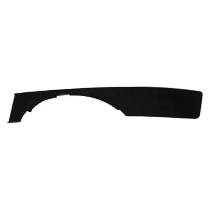 Fog Light Housing Right Upper Trim w/o Sport Pkg Matte Black for Audi A4 S4 RS4