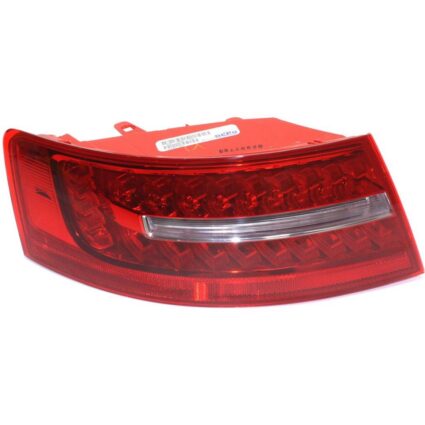 Tail Light Assembly Left Outer Lens/Housing Only for Audi A6 Sedan 2009–2011