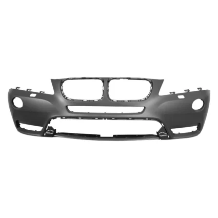 Bumper Cover Front F25 w/o M Pkg w/Headlamp Washer Primed for BMW X3 2011–2014