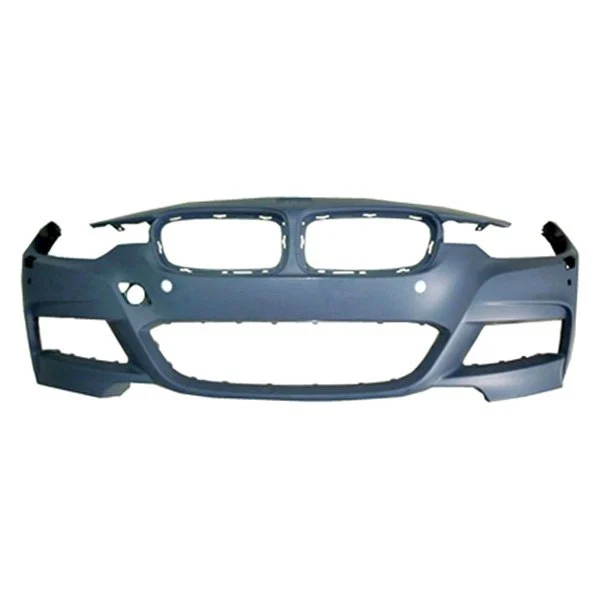 Bumper Cover Front F30 w/Headlamp Washer w/PDC w/Parking Assist w/o Camera w/M Sport Package Primed for BMW 328i 320i 335i 340i