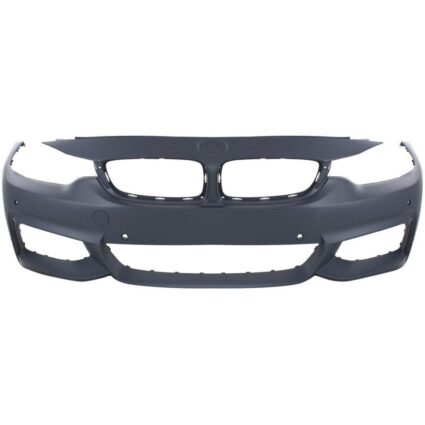 Bumper Cover Front F32/F33/F36 w/M Sport Package w/o Headlamp Washer w/PDC w/Park Assist w/o Camera Primed for BMW 435i 428i 428i Gran Coupe 435i Gran Coupe 440i 440i Gran Coupe 430i 430i Gran Coupe