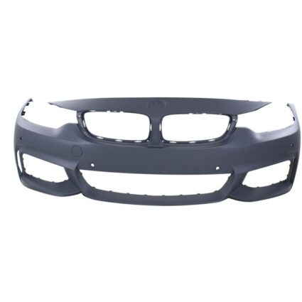 Bumper Cover Front F32/F33/F36 w/M Sport Package w/o Headlamp Washer w/PDC w/Park Assist w/Camera Primed for BMW 435i 428i 428i Gran Coupe 435i Gran Coupe 440i 440i Gran Coupe 430i 430i Gran Coupe