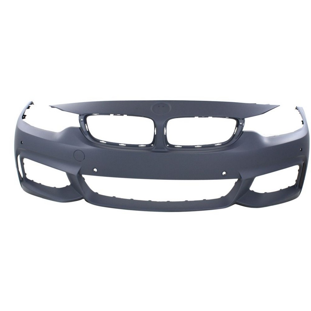 Bumper Cover Front F32/F33/F36 w/M Sport Package w/o Headlamp Washer w/PDC w/Park Assist w/Camera Primed for BMW 435i 428i 428i Gran Coupe 435i Gran Coupe 440i 440i Gran Coupe 430i 430i Gran Coupe