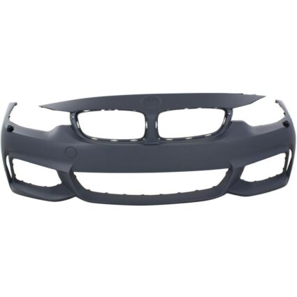 Bumper Cover Front F32/F33/F36 w/M Sport Package w/Headlamp Washer w/o PDC Primed for BMW 435i 428i 428i Gran Coupe 435i Gran Coupe 440i 440i Gran Coupe 430i 430i Gran Coupe