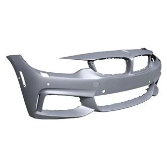 Bumper Cover Front F32/F33/F36 w/M Sport Package w/Headlamp Washer w/PDC w/Park Assist w/o Camera Primed for BMW 435i 428i 428i Gran Coupe 435i Gran Coupe 440i 440i Gran Coupe 430i 430i Gran Coupe