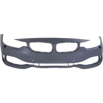 Bumper Cover Front F32/F33/F36 w/Headlamp Washer w/PDC w/o Park Assist Primed for BMW 435i 428i 430i 440i 428i Gran Coupe 435i Gran Coupe 430i Gran Coupe 440i Gran Coupe