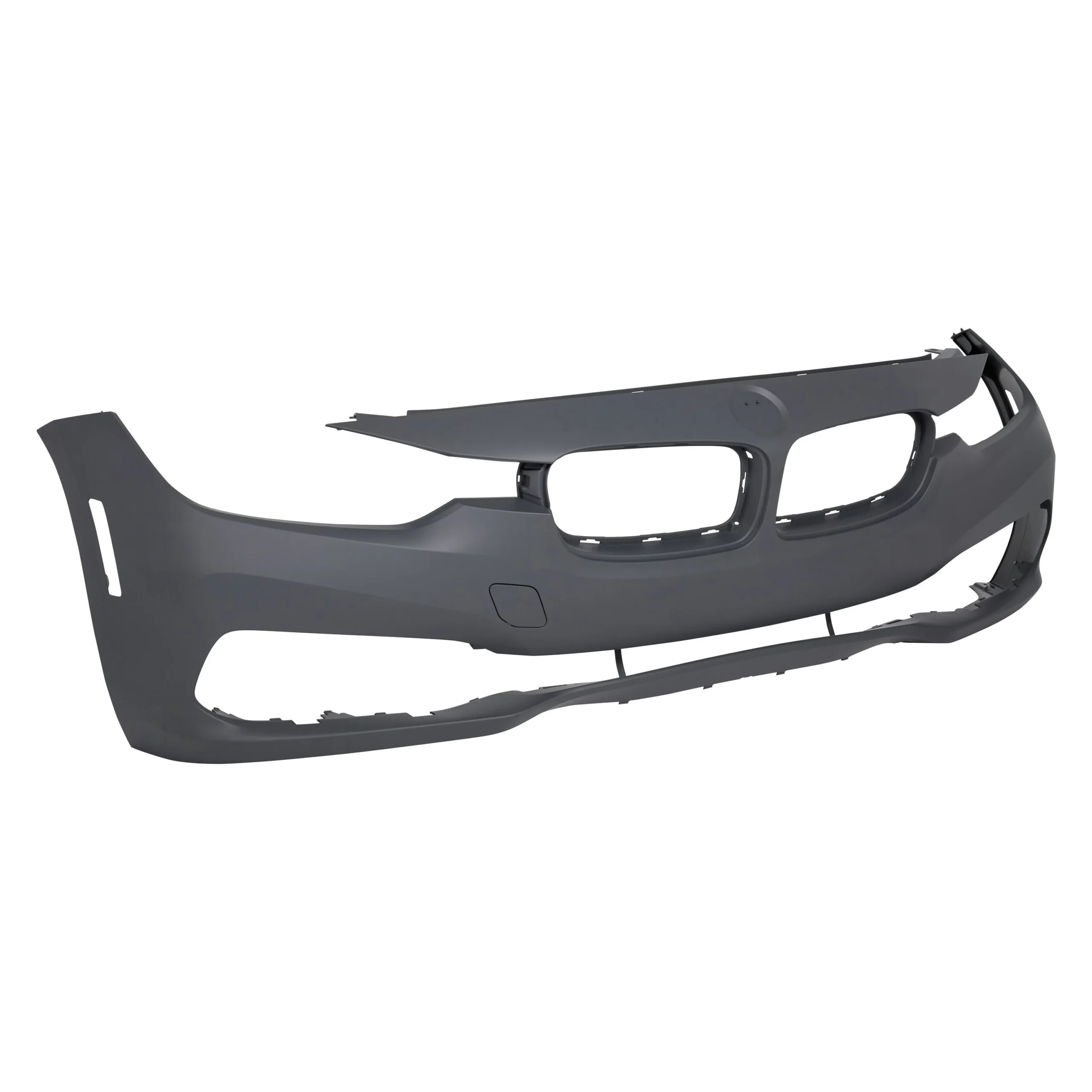 Bumper Cover Front F30/F31 w/o Headlamp Washer w/o Camera Sport Pkg w/o PDC w/o Park Assist Primed for BMW 320i 340i 330e 328d 328d xDrive 340i xDrive 330i 330i xDrive 328i xDrive 328i