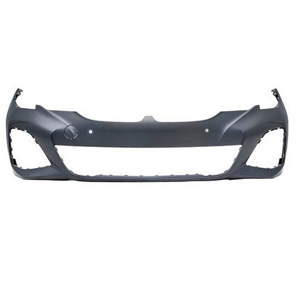 Bumper Cover Front w/M Sport Pkg G20 w/Park Distance Ctrl w/o Parking Assist Primed for BMW 330i xDrive 330i M340i xDrive M340i 330e xDrive 330e