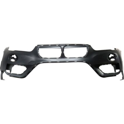 Bumper Cover Front Upper F48 w/o M Pkg w/o Headlamp Washer w/o Park Distance Control Primed for BMW X1 2016–2018