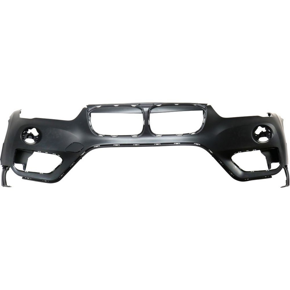 Bumper Cover Front Upper F48 w/o M Pkg w/o Headlamp Washer w/o Park Distance Control Primed for BMW X1 2016–2018
