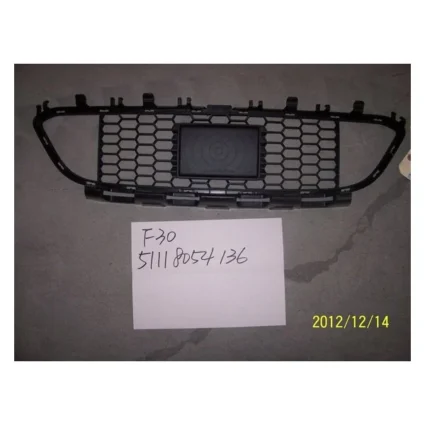 Bumper Cover Grille Front F30H/F30/F31 w/Active Cruise Control Center Grille w/M Sport Package for BMW 328i 320i 335i ActiveHybrid 3 340i