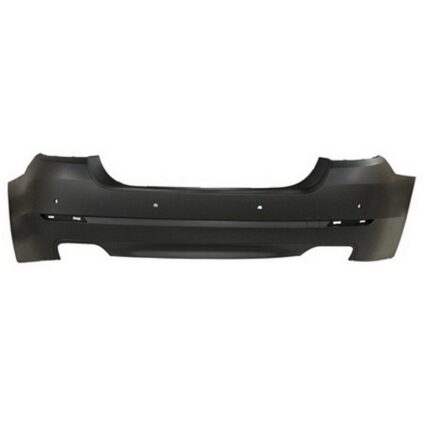 Bumper Cover Rear F10 w/o M Pkg w/Park Distance Control Primed for BMW 550i Sedan 2011–2013