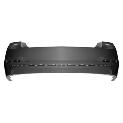 Bumper Cover Rear Chrome Trim LUXURY PKG MODERN PKG, SPORT PKG F30 w/o PDC w/o Park Assistent Primed for BMW 328i 328i xDrive 330e 330i 330i xDrive