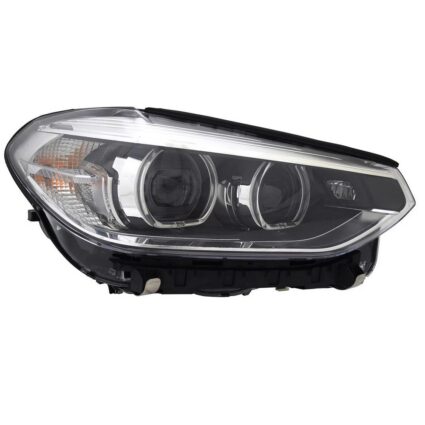 Headlight Assembly Composite Right G01/G02 w/Cornering Lamps w/o Adaptive Headlamps for BMW X3 X4