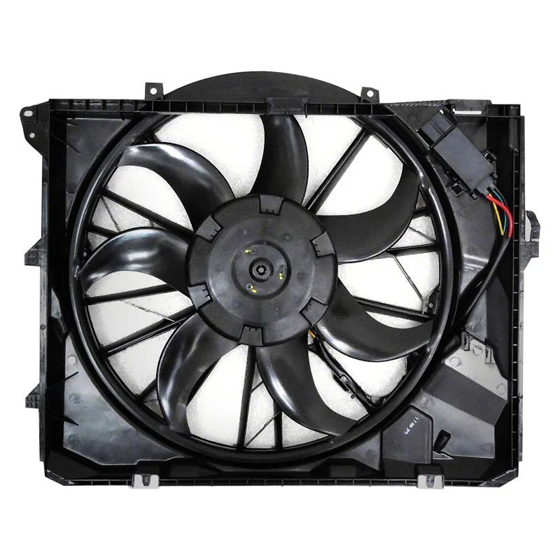 Engine Cooling Fan Assembly E82/E92/E88/E90/E91 w/o SULEV w/Warm Climate Option for BMW 328i 328xi 330i 330xi 128i 135i 135is 323i 325i 325xi