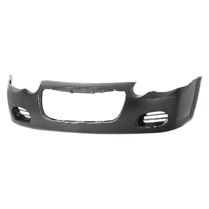 Bumper Cover Front w/o Headlamp Washers w/o Fog Lamps Primed CAPA for Chrysler Sebring Sedan 2004–2006