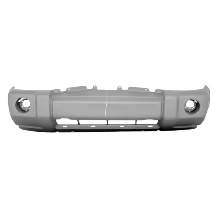 Bumper Cover Front w/Chrome Primed CAPA for Jeep Commander 2006–2010