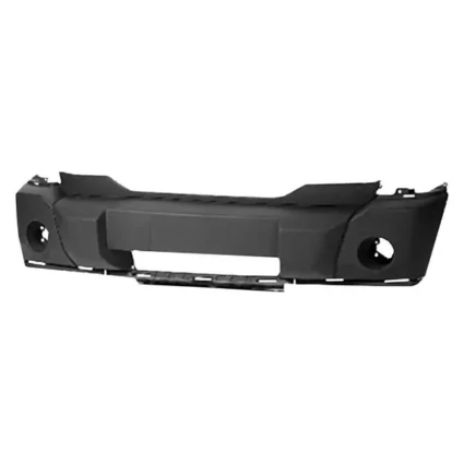 Bumper Cover Front Black w/Fog Lamps CAPA for Dodge Nitro 2007–2009