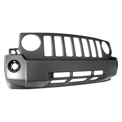 Bumper Cover Front w/o Chrome w/o Tow Hooks Primed for Jeep Patriot 2007–2010