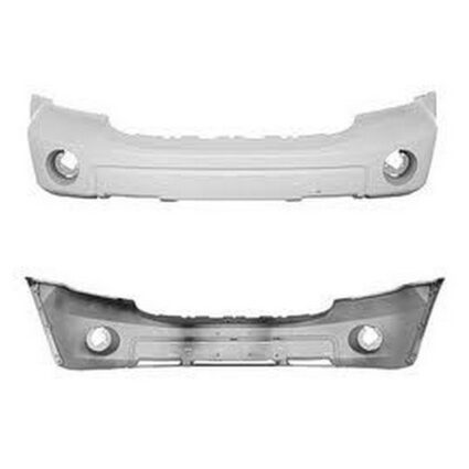 Bumper Cover Front w/Chrome Insert w/Tow Hooks Primed for Dodge Durango 2007–2009