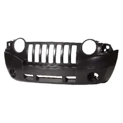 Bumper Cover Front w/o Rallye Pkg Primed CAPA for Jeep Compass 2007–2010