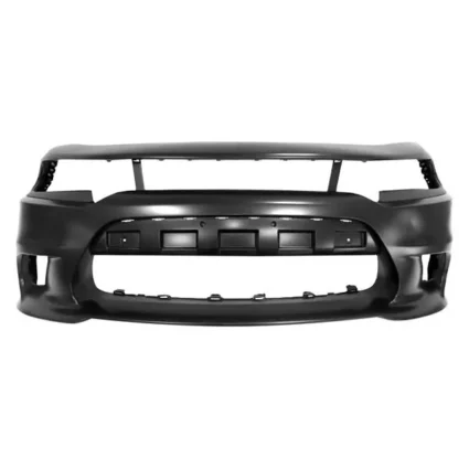 Bumper Cover Front w/Hood Scoop w/o Wide Body Option Primed for Dodge Charger 2015–2023