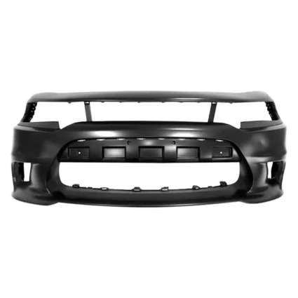 Bumper Cover Front w/Hood Scoop w/o Wide Body Option Primed CAPA for Dodge Charger 2015–2023